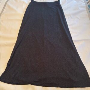 EUC Express Charcoal Gray Maxi Skirt size S with lining